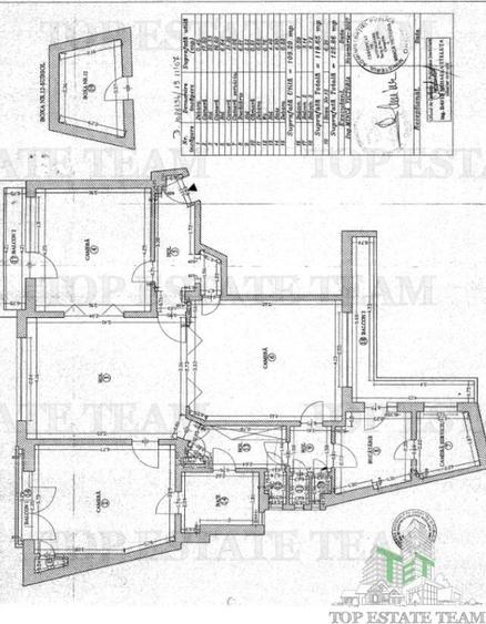 Apartament cu 3 camere, mobilat în Magheru