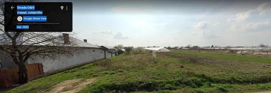 Teren Construcții intravilan de 3997 mp, în Crețești