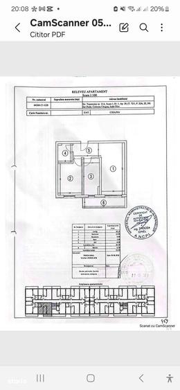 Apartament cu 2 camere în Chiajna