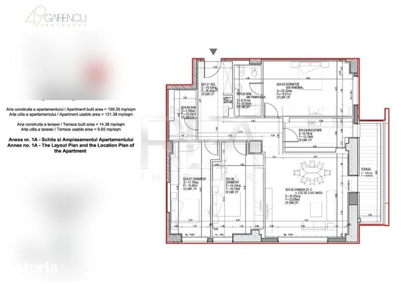 Apartament cu 4 camere în Herăstrău