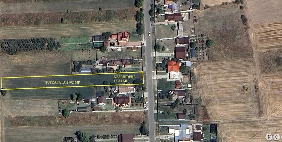 Teren de 2500 mp, în Zorleasca