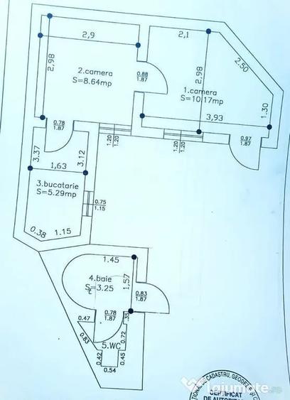 Spațiu comercial, de 50 mp, în Kogălniceanu