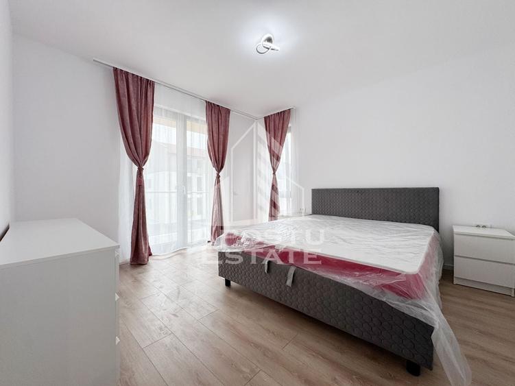 Apartament cu 2 camere semidecomandat, mobilat în Giroc