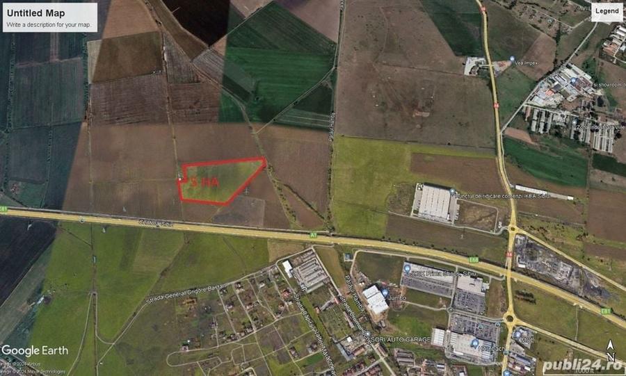 Teren de 50000 mp, în Veterani
