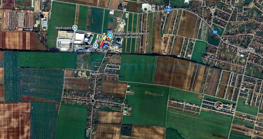 Teren Construcții intravilan de 500 mp, în Palota