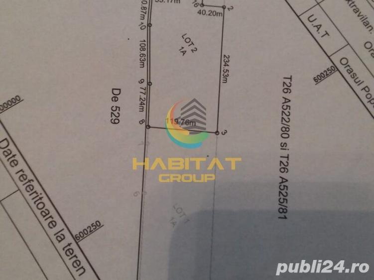 Teren Construcții intravilan de 33000 mp, în Exterior Est