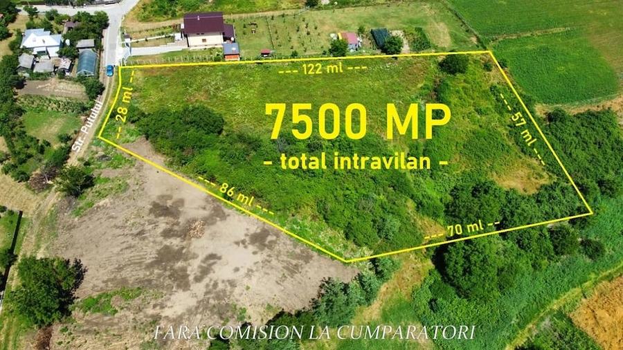 Teren de 7500 mp, în Căzănești (Râmnicu Vâlcea)
