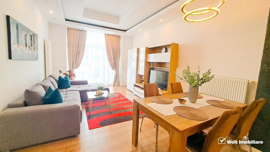 Apartament cu 2 camere semidecomandat, mobilat în Central — fotografia 3