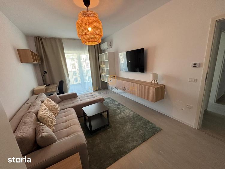 Apartament cu 2 camere, mobilat în Sud