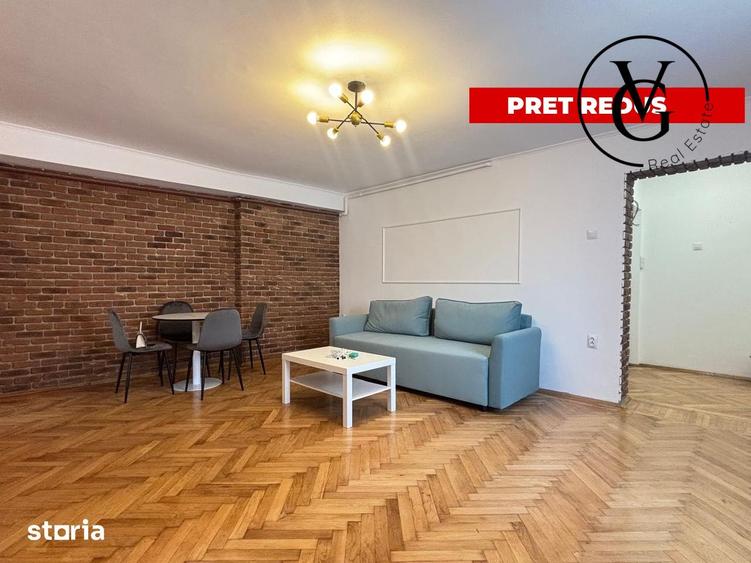 Apartament cu 3 camere semidecomandat în Centrul Civic