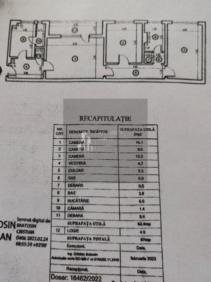 Apartament 3 camere, Brancoveanu/ Covasna, renovat, mobilat IKEA - 3
