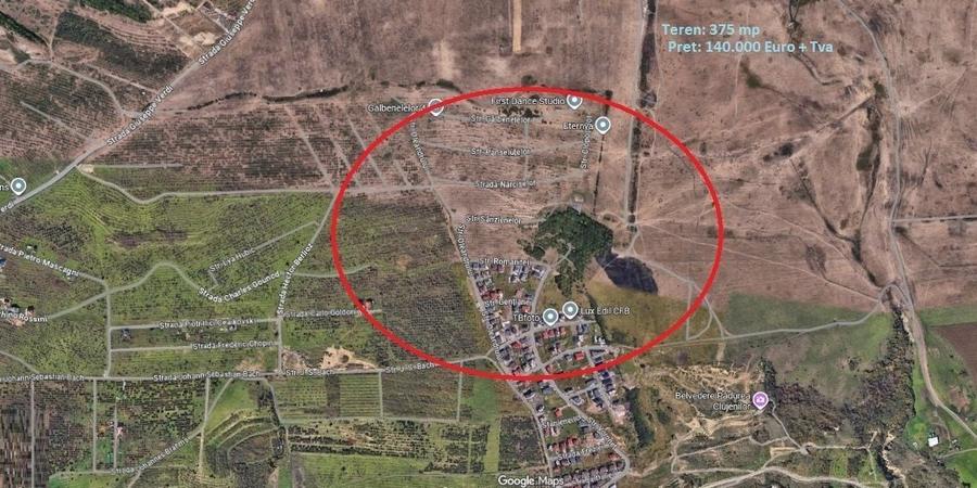 Teren Construcții intravilan de 375 mp, în Iris