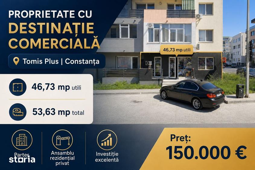 Spa?iu comercial 53,63 mp | Parter | Tomis Plus | Constan?a - 1