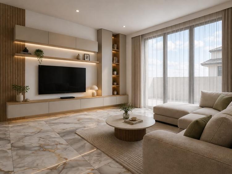Apartament cu 3 camere decomandat în Chiajna