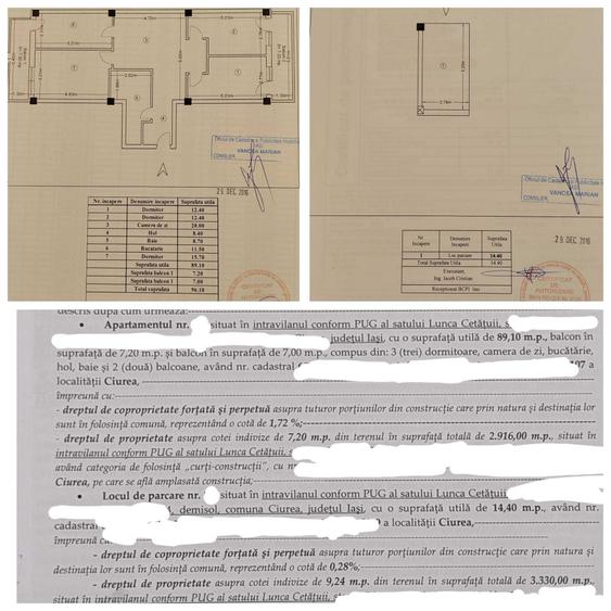Apartament cu 4 camere semidecomandat în Lunca Cetățuii