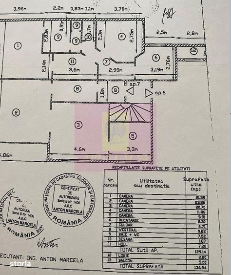 Apartament cu 4 camere în Mitropolie