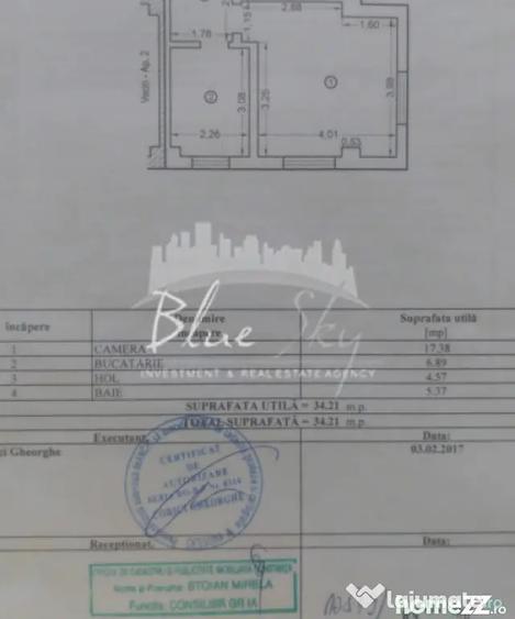 Garsonieră decomandată, mobilată în Universitate