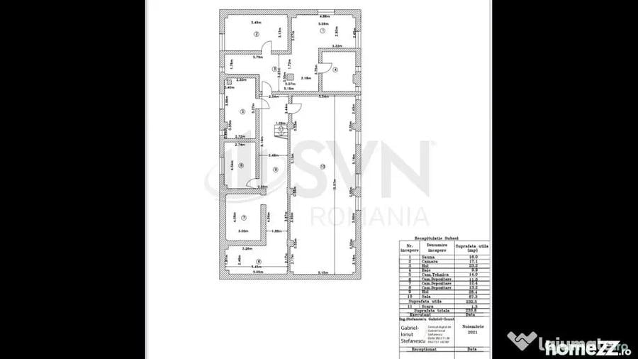 Casă cu 15 camere cu Teren 1052 Mp în Pipera
