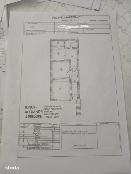 Casă cu 4 camere cu Teren 170 Mp în Giulești
