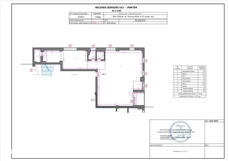 Apartament cu 4 camere în Vest