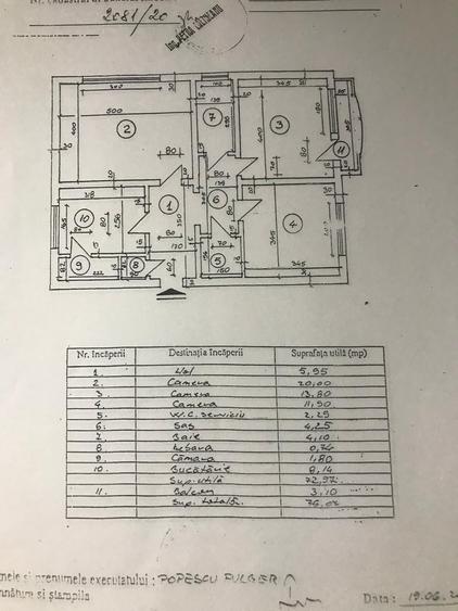 Apartament cu 3 camere decomandat în 13 Septembrie