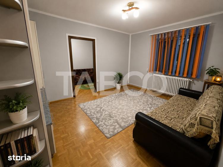 Apartament cu 2 camere nedecomandat, mobilat în Mihai Viteazul