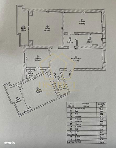 Apartament spatios cu 4 camere si garaj | Spitalul Judetean - 5