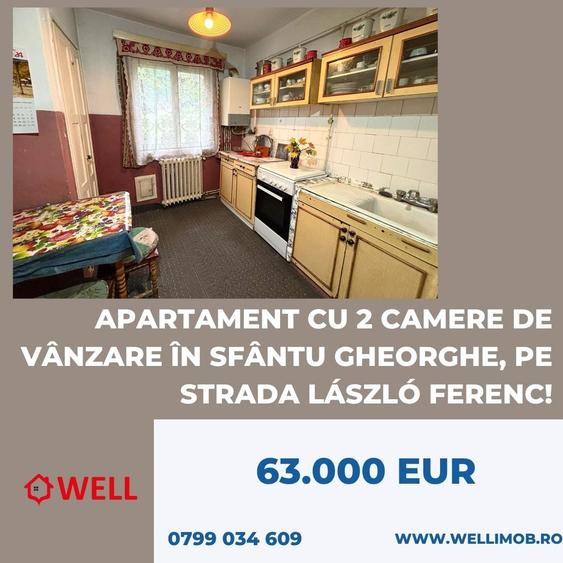 Apartament cu 2 camere în Semicentral