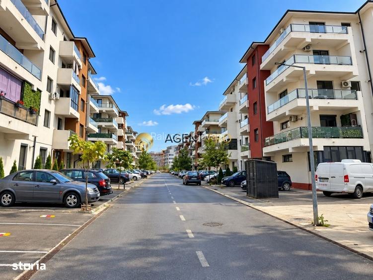 Apartament 2 camere cu gradina privata de 51 mp, foisor si 2 locuri p