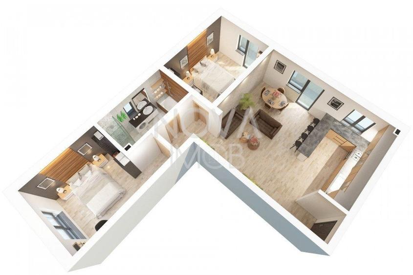 Apartament 3 camere, 2 bai + camara - Str. Doamna Stanca - 1