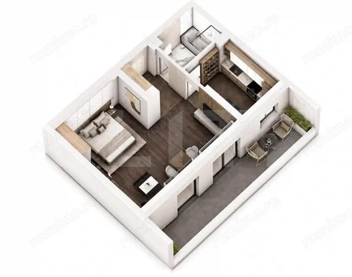 Studio, 56.22 mp intr-un ansamblu cu 0% Comision la Achizi?ie - 3