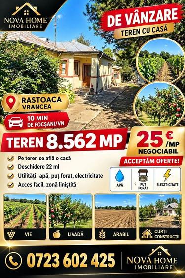 Casă individuală cu 4 camere cu Canalizare în Răstoaca