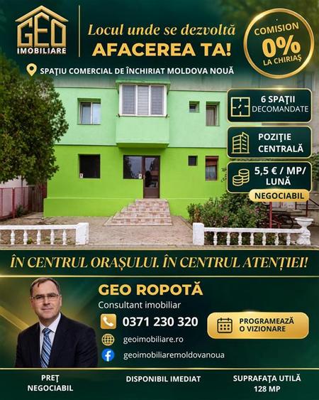 Spațiu comercial, de 128 mp, în Ultracentral