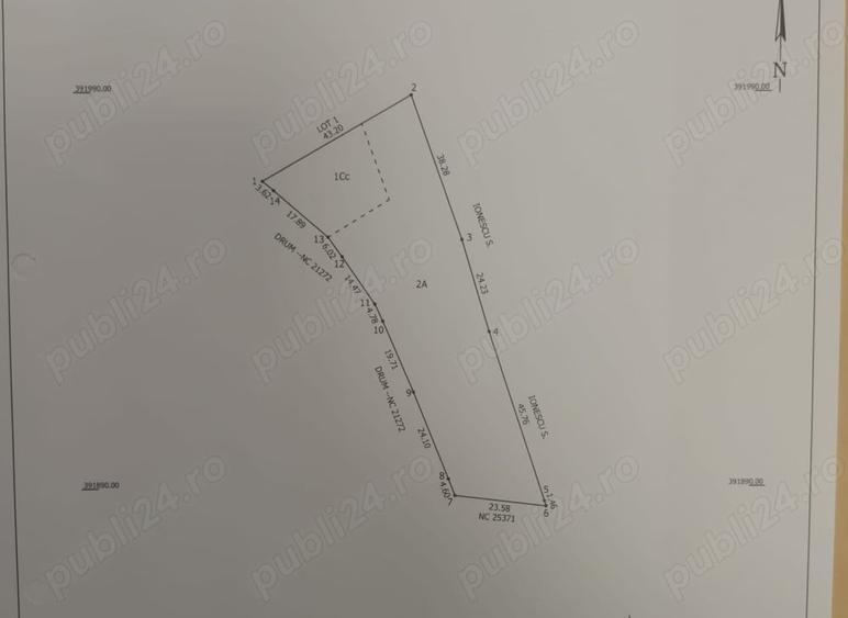 Teren de 2772 mp, în Găgeni