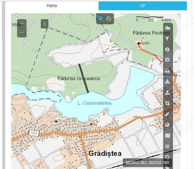 Teren de 15000 mp, în Grădiștea