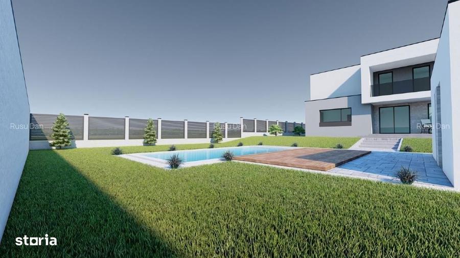 O casa construita la superlativ teren 712 mp, piscina. - 3