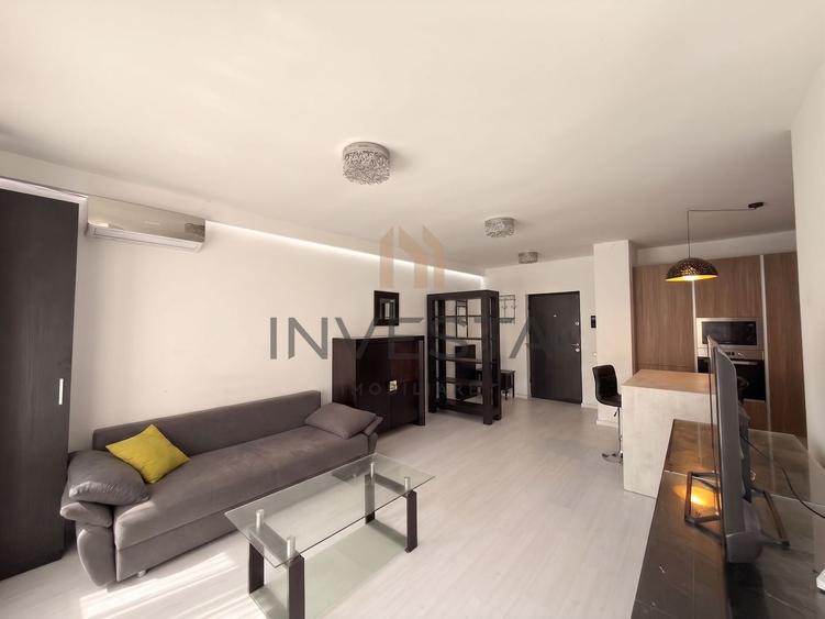 Apartament cu 2 camere semidecomandat, mobilat în Plopilor
