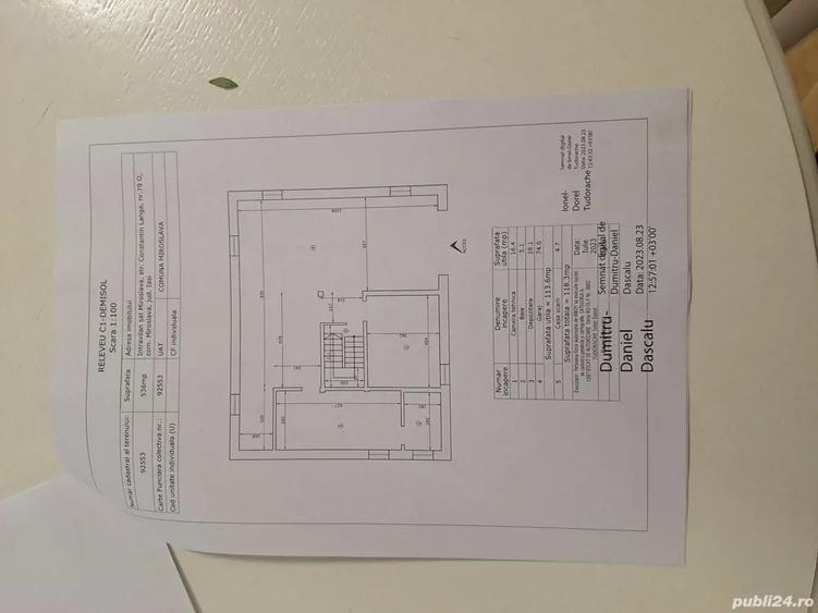 Casă cu 6 camere cu Teren 600 Mp în Balciu