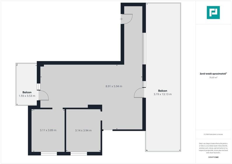Apartament 3 camere, zona Torontalului - 9