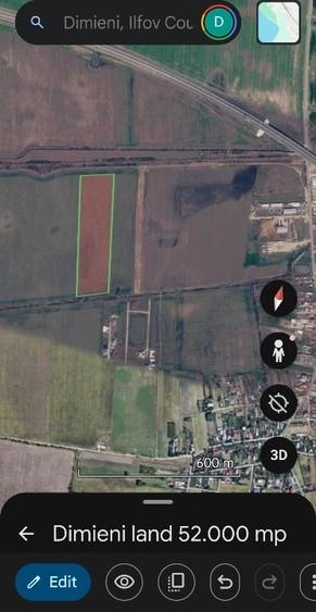 Teren Construcții intravilan de 55000 mp, în Tunari