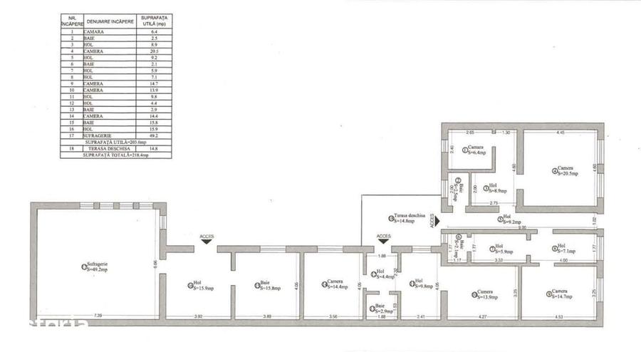 Casă cu 8 camere cu Teren 548 Mp în Fabric