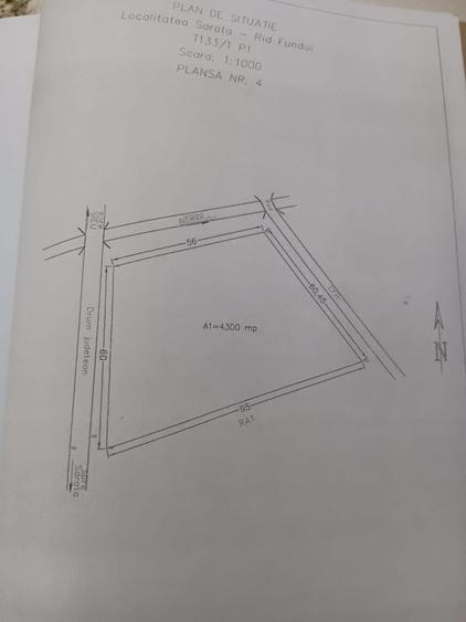 Teren agricol extravilan de 4300 mp, în Sărata