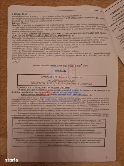 Vladiceni TEREN 1480mp la numai 200m de str Trei Fantani asfalt si uti - 4
