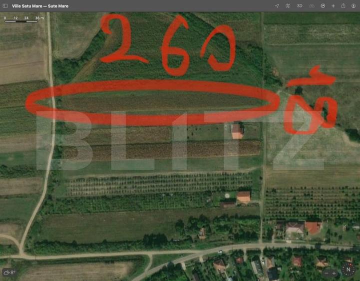 Teren Construcții intravilan de 4658 mp, în Viile Satu Mare