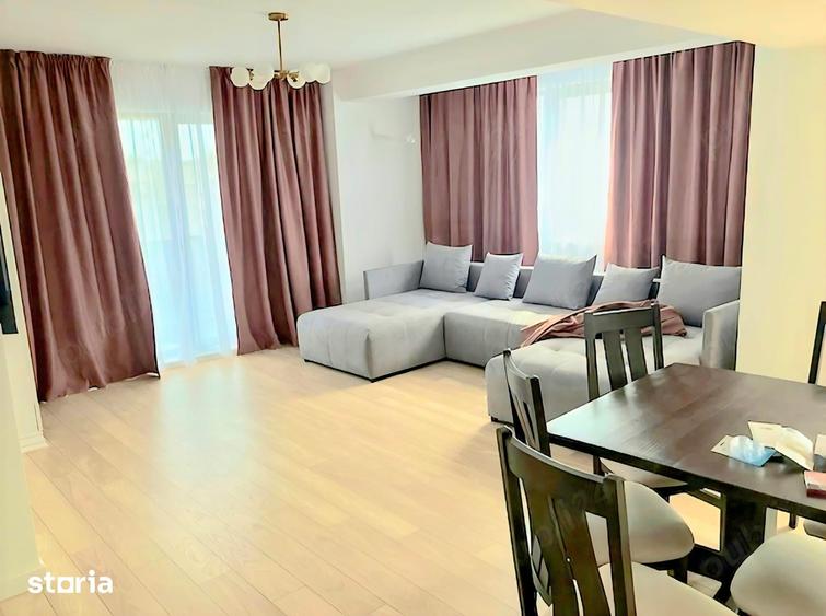 Apartament cu 3 camere, mobilat în Faleza Nord