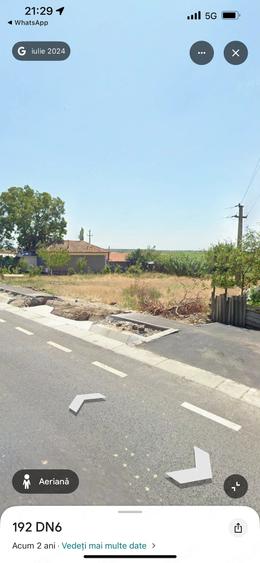Teren de 2500 mp, în Dăneasa