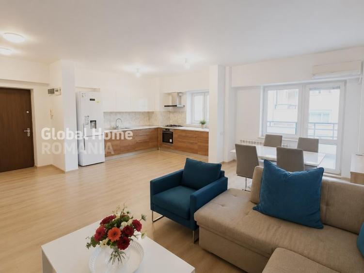 Apartament cu 3 camere decomandat, mobilat în Herăstrău