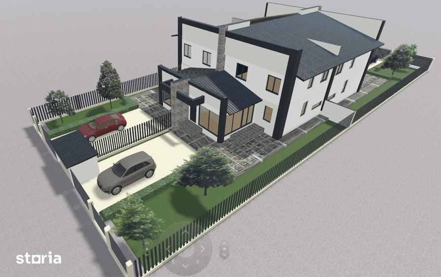 Casă cu 4 camere cu Teren 250 Mp în Vânători