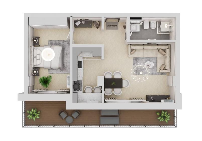 Apartament cu 2 camere decomandat în Tomis Nord