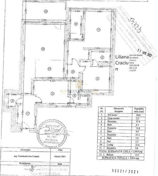Apartament cu 4 camere în Nord